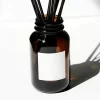 75 cc Amber Glass Jar with Ribbed White Lid - Image 3